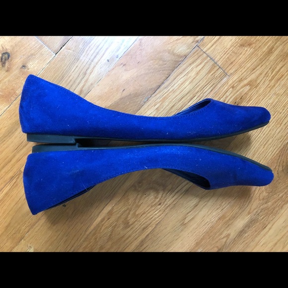 American Eagle D’orsay Flats Royal Blue - Picture 3 of 3